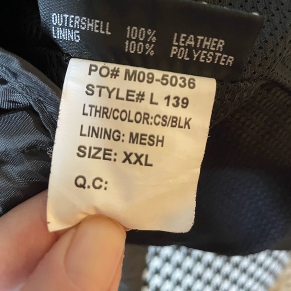 Genuine leather motorcycle jacket- Womens xxl - Picture 13 of 14